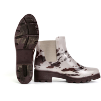 Sepatu Bot Hujan Chelsea Anti Selip PVC Tahan Air untuk Wanita, Model Fashion Outdoor Grosir YL2026
