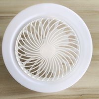 Ventilateur de plafond moderne pour la décoration intérieure avec lumière LED, télécommande, rotation, refroidissement, base E27 pour chambre à coucher, utilisation estivale
