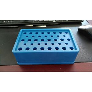 Caja de hielo Hongbolai Pcr con 36 orificios para tubos de centrífuga y almacenamiento de tubos de ensayo - Product Image 1
