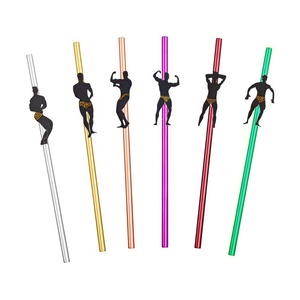 Bolsa de 10 pajitas de papel biodegradables para fiesta de boda <span class=keywords><strong>restaurante</strong></span> jugo café Bebidas frías pedido mínimo 100 piezas - Product Image 2