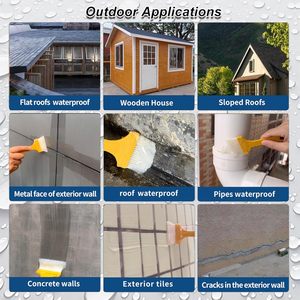 Sellador Líquido Impermeable Moderno, Agente Invisible Transparente, Adhesivo Reparador de Fugas, Ecológico, Duradero, para Uso en Interiores y Exteriores - Product Image 6