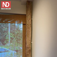 Poutres de plafond en faux bois de qualité supérieure, légères, au design moderne, anti-insectes, faciles à installer, pour l'extérieur, hôtels, villas, décoratives