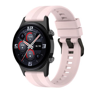 Bracelets de montre intelligente en silicone sport confortables et durables sans déformation adaptés à <span class=keywords><strong>Honor</strong></span> <span class=keywords><strong>GS3</strong></span> - Product Image 1
