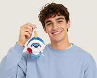 Usine de Foshan, faible MOQ, fabrication sur mesure, jouet en peluche en forme de requin dodu, animal marin, rembourrage en coton PP, matériaux écologiques