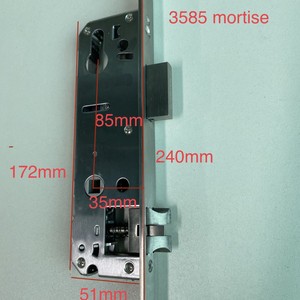 ตัวล็อคแบบฝัง Qleung 2885 ขนาด 240 มม. สำหรับประตู พร้อมระบบสแกนลายนิ้วมือ รหัสผ่าน ใช้ได้กับประตูทั่วไป แบบเปิด-ปิดเร็วสองทาง - Product Image 3