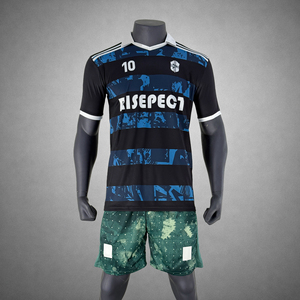 Camiseta de Fútbol con Cuello en V de Alto Rendimiento, Logotipos Personalizados, Absorción de Humedad, Secado Rápido, para Aficionados - Product Image 1