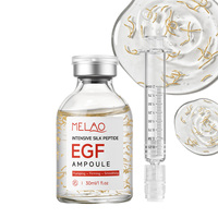 Ampoule EGF Niacinamide Acide Hyaluronique Centella Peptide de Soie Repulpant Raffermissant Lissant Réparateur de Barrière Hydratant Nourrissant Éclat Quotidien