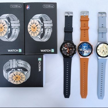 2026  New V23 PRO Smart Watch Silicone Gel Band Photo Capture for Call Sync Message Notifications Display