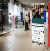 Support d'affichage rétractable polyvalent pour la publicité multi-scènes