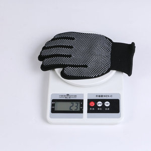 Gants de travail en nylon à points moulés antidérapants compatibles avec les écrans tactiles, taille unique, noirs, gants de sécurité polyvalents - Product Image 2