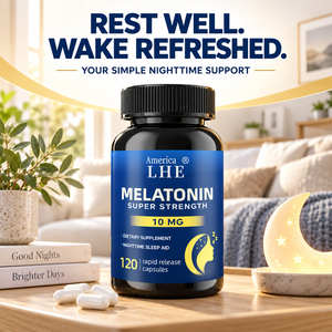 Fabricant de compléments alimentaires à la mélatonine Shecome en gros, 10 mg pour favoriser le sommeil, 120 capsules de mélatonine à libération rapide - Product Image 3