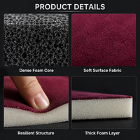 Tissu stratifié en mousse écologique pour doublure intérieure de chaussures et décoration intérieure de voiture, épaisseur personnalisable