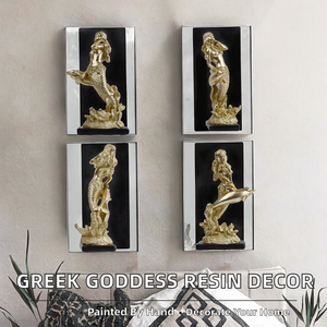 Statua d'Angelo in Bronzo Vintage, Scultura in Resina 3D Dipinta a Mano, Decorazione per Casa, Ornamenti da Scrivania, Marca YUYAO, Modello Yy1251 - Product Image 3