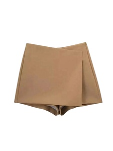 Culottes cortos asimétricos informales de moda al por mayor de nuevos fabricantes - Product Image 4