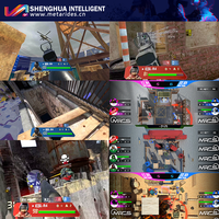Zona de Juegos de Realidad Virtual en Interiores para 2 Jugadores, FPS en Línea, roblox, Simulador de Escuela Sakura, Defensa de Torres, Juego de Disparos de Realidad Virtual 9D, 360 Grados