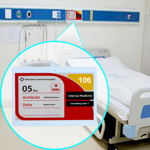 Cama de Hospital con Pantalla de Tinta Electrónica para Pacientes, Muestra Información Vital y Código QR de Forma Segura, Gestión Remota Fácil de Contenido Médico a través de la Nube - Product Image 1