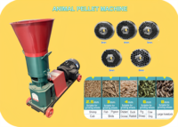 Machine à granulés pour aliments animaux en promotion, neuve, haute capacité 1T/H, en acier au carbone, facile à utiliser pour usage domestique