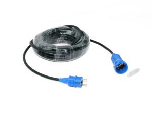 Cable de Extensión de Alimentación Industrial con Conector Impermeable EU IEC, Macho y Hembra, Resistente, OFC, 3m, 3*2.5mm² - Product Image 1