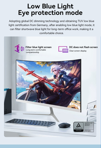 Monitor <span class=keywords><strong>de</strong></span> 21.5 Pulgadas en Oferta, Pantalla IPS <span class=keywords><strong>para</strong></span> Trading, Monitor LED <span class=keywords><strong>para</strong></span> Computadora, 75hz FHD, Monitor LED sin Marco <span class=keywords><strong>para</strong></span> Negocios - Product Image 2
