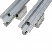Ensemble de rails de guidage linéaires SBR TBR |   Rail rond SBR16/SBR20/TBR16/TBR20, bloc carré SBRUU/TBRUU, roulement en alliage HRC60-64 pour CNC DIY