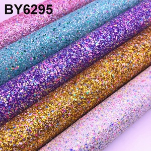 Vente en gros de tissus populaires en cuir pailleté épais pour les arcs à cheveux décoratifs Boutique chaussures boucles d'oreilles sac à main artisanat faisant canapé/sac - Product Image 4