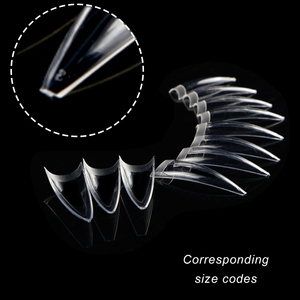 120pcs Half Cover Soft Gel <b>Nail</b> Tips Artificial <b>Extension</b> Tips for Salon Acrylic <b>Nail</b> Art - Product Image 4