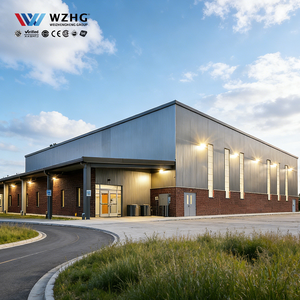 Nave Industrial de Acero de Alta Resistencia y Calidad, Pintada con Pintura Antioxidante, Vida Útil de 50 Años, Resistencia al Viento de 200 km/h, ISO9001 - Product Image 1