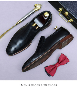 Scarpe Eleganti <span class=keywords><strong>da</strong></span> Uomo <span class=keywords><strong>in</strong></span> Vera <span class=keywords><strong>Pelle</strong></span> per Ufficio e Cerimonie, Taglie Grandi 37-46, Primavera-Autunno - Product Image 3