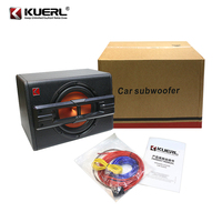 Subwoofer de sonido activo para coche de alto rendimiento, caja portátil de 10 pulgadas, subwoofer automático trapezoidal