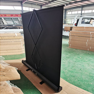 Hướng dẫn sử dụng 16:9 80 inch kéo lên màn hình chiếu di động đứng, phim di động rạp hát tại nhà kính sợi trắng - Product Image 3