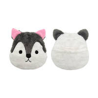 Pack de chaleur pour micro-ondes menstruel animal chauffant rempli de perles d'argile