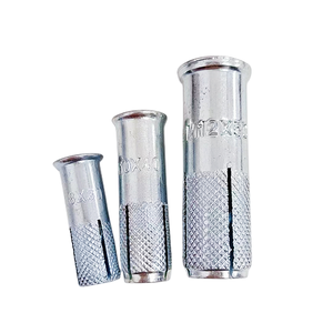 עוגני דרופ אין מגולוונים מפלדה רכה דרגה 4.8 עם שוליים מחורצים, עוגני דרופ אין עם אוגן, עוגני דרופ אין עם שוליים - Product Image 2