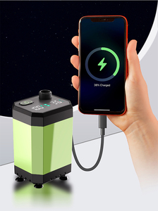 Nouvelle pompe <span class=keywords><strong>de</strong></span> douche portable 12000 mAh avec lumière, 5 modes <span class=keywords><strong>de</strong></span> pulvérisation, affichage Fahrenheit, étanche IPX8, idéale pour le <span class=keywords><strong>camping</strong></span> en extérieur - Product Image 5