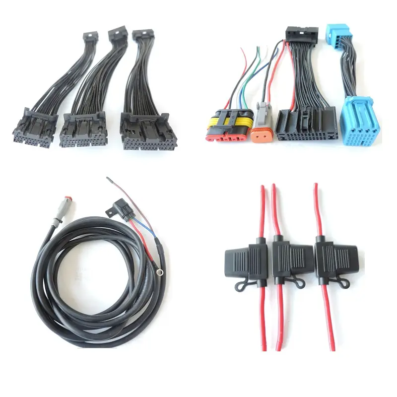 factory price car stereo radio CD DVD player automobile audio auto connector automotive wiring harness