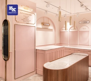 Cửa hàng đồ trang sức thiết kế nội thất cửa hàng đồ trang sức phụ kiện trang sức tường hiển thị slat tường hiển thị bảng điều khiển - Product Image 6