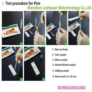 Kit de Teste Rápido de Antígeno para o Vírus da Distemper Canina CDV para Diagnóstico Veterinário em Animais de Estimação - Product Image 6