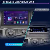 Autoradio Android Junsun V1 EU pour Toyota Sienna 2011-2014, Navigation, CarPlay, Autoradio pour Toyota Sienna