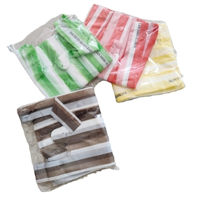Custom Cheap Hdpe Food Plain <b>Plastic</b> Stripe T-shirt Shopping Poly Vest Carrier Bag On <b>Roll</b> With Logo For Supermarket - Product Image 3