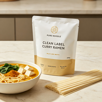 Best Selling 200g Curry Chicken Flavor Ramen Instant Noodles Halal Certified Bulk Export to EU US