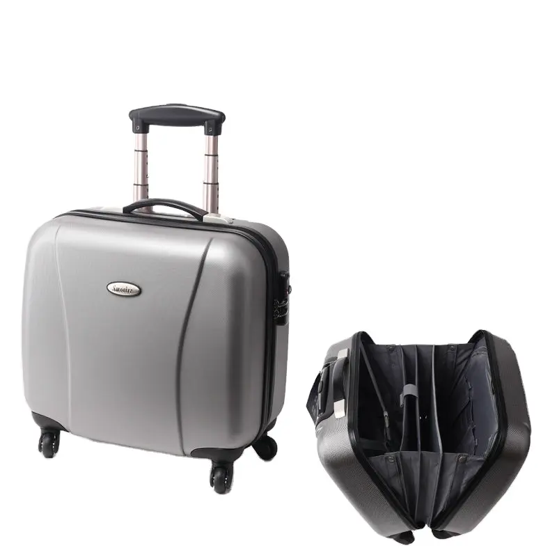 16 inch travel fashion convenient lightweight 100% PC luggage case