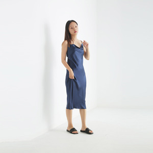 Tùy Chỉnh Lụa Đồ Ngủ Bán Buôn Có Sẵn 100% Lụa <span class=keywords><strong>Mulbury</strong></span> Đồ Ngủ Phụ Nữ Lụa Satin Đêm Ăn Mặc - Product Image 4