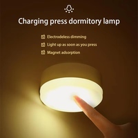Lampes de nuit modernes à LED, 3 modes, rechargeables par USB, adhésion magnétique, éclairage d'urgence, salon, chevet, armoire, lampe