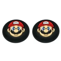 Poignée de pouce en caoutchouc de silicone de dessin animé Mario pour Nintend Switch 2 Joy-Con Controller Thumb Sticks Cap Joystick Cap Protective Cover