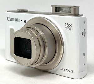 Appareil photo numérique SX610 HS d'occasion avec zoom optique, stabilisation électronique de l'image et Wi-Fi (blanc) - Product Image 5