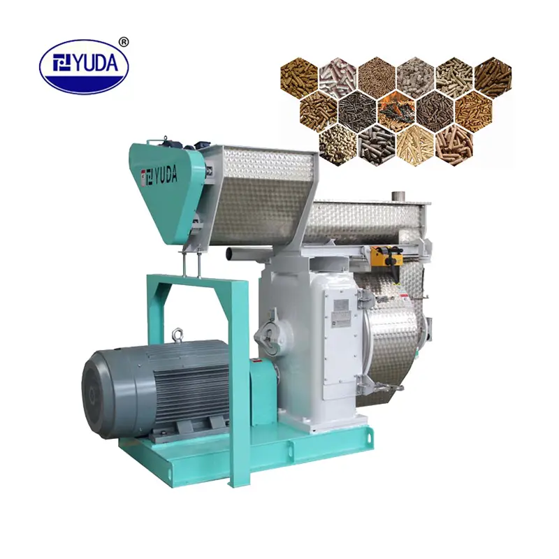 YUDA Ring Die CE Wood Pelletizer Mill Machine biomassa combustibile Pellet di legno che fa il prezzo della macchina