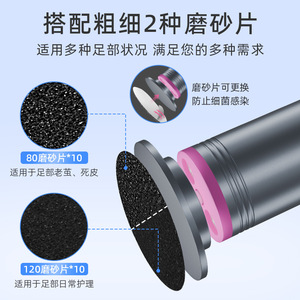 ตะไบเท้าความเร็วสูง 2-in-1 สำหรับดูแลเล็บ กำจัดหนังกำพร้า ของขวัญสำหรับงานปาร์ตี้ ของใช้ในบ้านใหม่ ของขวัญสำหรับงานปาร์ตี้ - Product Image 4