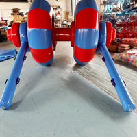 Château gonflable JUNAO A-4 - Matériel PVC, installation facile pour les activités de team building et les jeux de glisse en extérieur