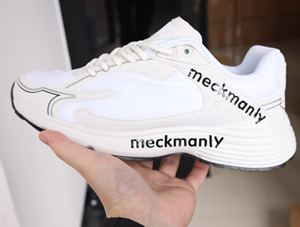 Chaussures décontractées de style walking, chaussures de sport pour homme, baskets de luxe B30 en cuir véritable, confortables et personnalisées - Product Image 2