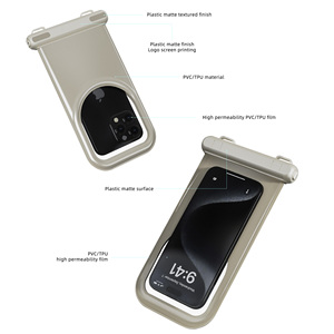 Thiết Kế Mới Miếng Bọt Biển Điện Thoại Chống Thấm Nước Túi Nổi Khô Pouch Ngoài Trời Bơi Lướt Ván Chèo Thuyền Kayak Phổ Trường Hợp Điện Thoại - Product Image 5