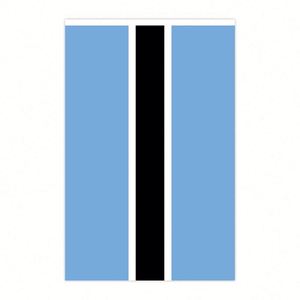 ธงประดับสายรุ้งบอตสวานา ขนาด 5.5x8 นิ้ว สำหรับตกแต่งภายในและภายนอกอาคาร (20 ชิ้น/ชุด) ขายส่ง - Product Image 2